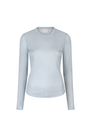 Josh V Josh V shirts en tops T-shirt Lange mouw 395 fresh blue glitter