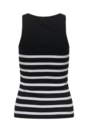 Only Only shirts en tops Tops en Singlets black bright white