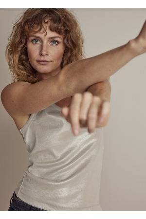 SUMMUM SUMMUM shirts en tops Tops en Singlets 122 ivory