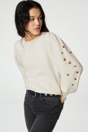 Fabienne Chapot Fabienne Chapot truien Trui 1003 cream white
