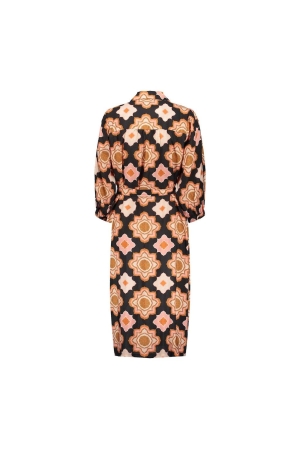 Geisha Geisha jurken Jurk 999 black/orange