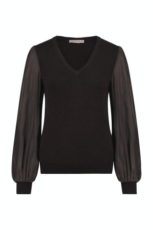 Studio Anneloes Studio Anneloes truien Trui 8600 aubergine