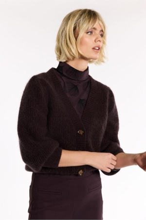 Studio Anneloes Studio Anneloes vesten Vest 8600 aubergine