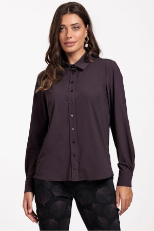 Studio Anneloes Studio Anneloes blouses Blouse 8600 aubergine