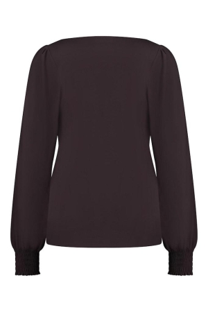 Studio Anneloes Studio Anneloes shirts en tops T-shirt Lange mouw 8600 aubergine