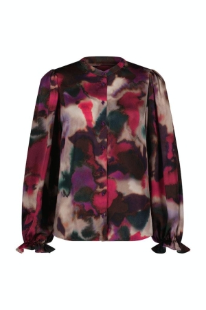 Studio Anneloes Studio Anneloes blouses Blouse 1356 cappu/neon pink