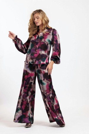 Studio Anneloes Studio Anneloes blouses Blouse 1356 cappu/neon pink