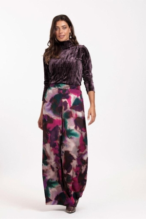 Studio Anneloes Studio Anneloes broeken Broek 1356 cappu/neon pink