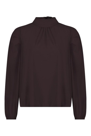 Studio Anneloes Studio Anneloes shirts en tops T-shirt Lange mouw 8600 aubergine