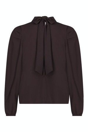 Studio Anneloes Studio Anneloes shirts en tops T-shirt Lange mouw 8600 aubergine