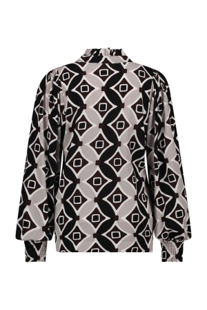 Studio Anneloes Studio Anneloes shirts en tops T-shirt Lange mouw 9086 black/aubergine