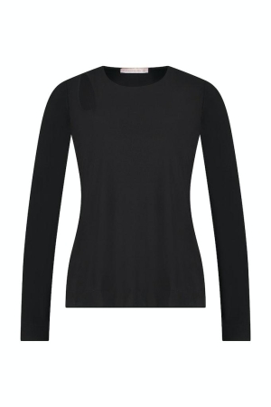 Studio Anneloes Studio Anneloes shirts en tops T-shirt Lange mouw 9000 black