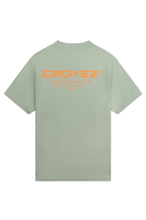 Croyez Homme Croyez Homme shirts en tops Print T-shirts 673 green/orange