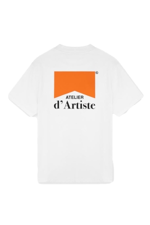 Croyez Homme Croyez Homme shirts en tops Print T-shirts 108 white/orange