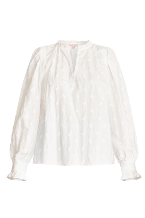 Maicazz Maicazz shirts en tops T-shirt Lange mouw offwhite