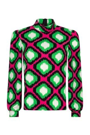 Lofty Manner Lofty Manner shirts en tops T-shirt Lange mouw 772 big ikat