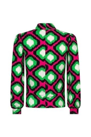 Lofty Manner Lofty Manner shirts en tops T-shirt Lange mouw 772 big ikat