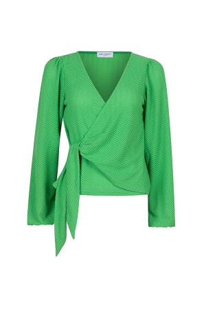 Lofty Manner Lofty Manner shirts en tops T-shirt Lange mouw 450 green