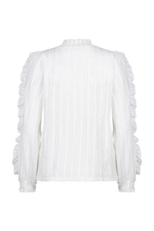 Lofty Manner Lofty Manner shirts en tops T-shirt Lange mouw 100 white