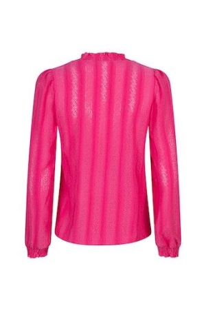 Lofty Manner Lofty Manner shirts en tops T-shirt Lange mouw 300 pink