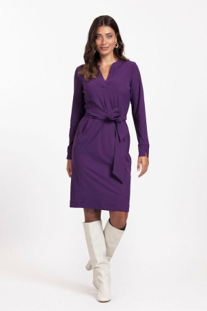 Studio Anneloes Studio Anneloes jurken Jurk 5100 plum