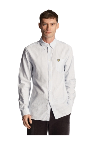 Lyle & Scott Lyle & Scott overhemden Overhemd w490 light blue/ white