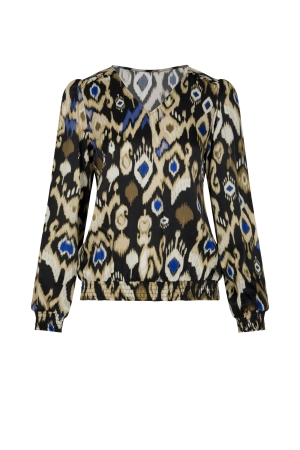 Elvira Casuals Elvira Casuals blouses Blouse 958 indian blue