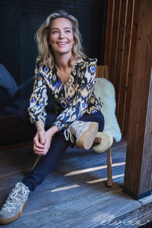 Elvira Casuals Elvira Casuals blouses Blouse 958 indian blue