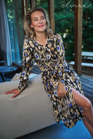 Elvira Casuals Elvira Casuals jurken Lange Jurken 958 indian blue