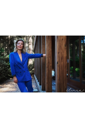 Elvira Casuals Elvira Casuals jassen Blazers 957 kobalt blue