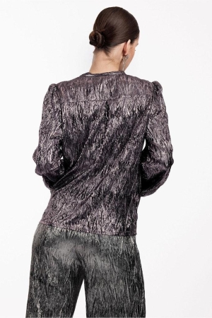 Studio Anneloes Studio Anneloes shirts en tops T-shirt Lange mouw 3800 deep purple