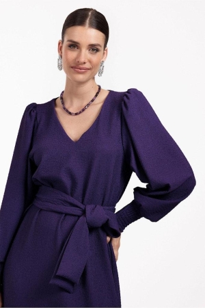 Studio Anneloes Studio Anneloes jurken Lange Jurken 3800 deep purple