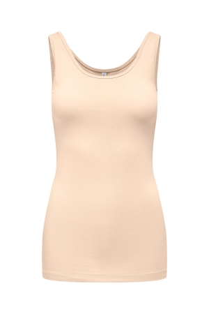 Only Only shirts en tops Tops en Singlets ecru