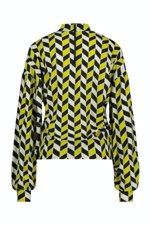 Studio Anneloes Studio Anneloes shirts en tops T-shirt Lange mouw 9029 black/lime