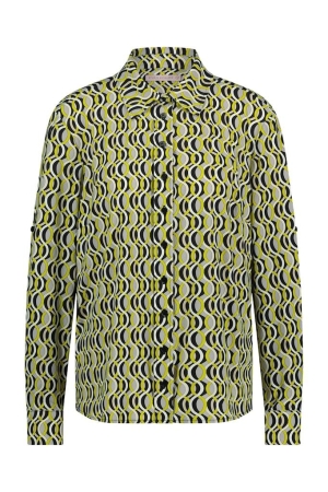 Studio Anneloes Studio Anneloes blouses Blouse 9029 black/lime