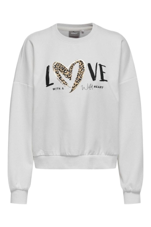 Only Only sweaters Sweater cloud dancer love