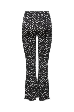 Only Only broeken Flared black safari animal jrs