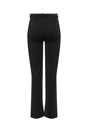 Only Only broeken Broek black w.silver lurex
