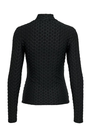 Only Only shirts en tops T-shirt Lange mouw black