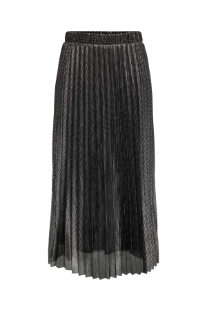 Only Only rokjes black gun metal foil