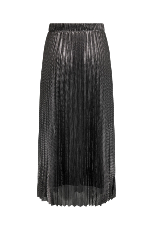 Only Only rokjes black gun metal foil