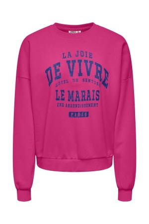 Only Only sweaters Sweater fuchsia purple de vivre