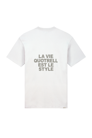 Quotrell Quotrell shirts en tops Print T-shirts 8991 cement/concrete