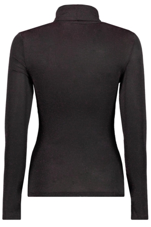 Only Only shirts en tops T-shirt Lange mouw black clover glitter