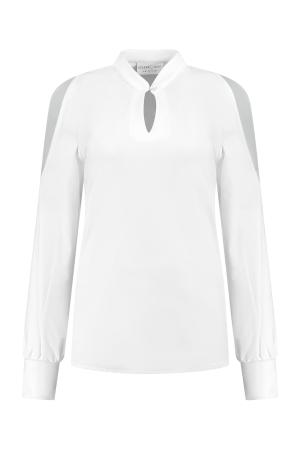 Helena Hart Helena Hart shirts en tops T-shirt Lange mouw wit