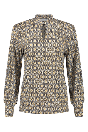 Helena Hart Helena Hart shirts en tops T-shirt Lange mouw sand