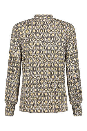 Helena Hart Helena Hart shirts en tops T-shirt Lange mouw sand