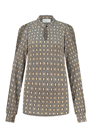 Helena Hart Helena Hart shirts en tops T-shirt Lange mouw sand