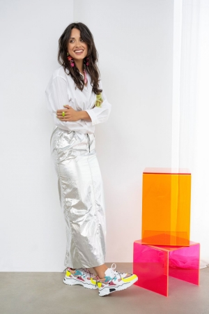 DWRS Label DWRS Label schoenen Sneakers 5377 pink / yellow