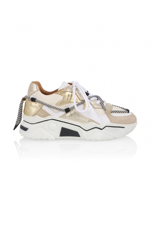 DWRS Label DWRS Label schoenen Sneakers 1173 white / champagne
